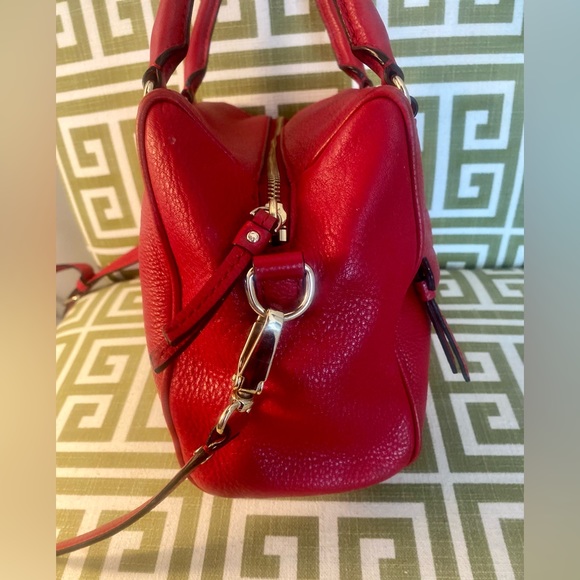 SOLD! KATE SPADE NY SHELBY GRANT PARK RED GERANIUM LEATHER CROSSBODY BAG - Picture 6 of 13